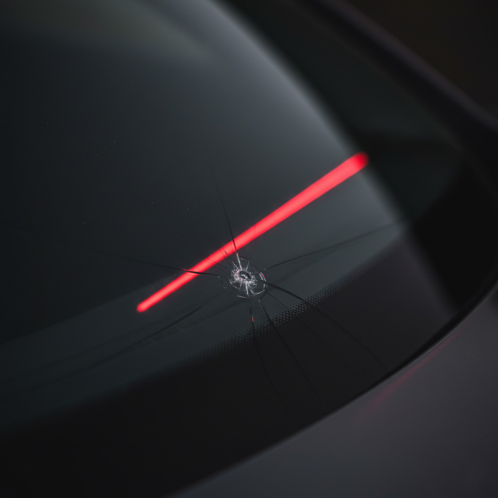 Steinschlag Reparatur an Windschutzscheibe in Kranzberg bei Freising