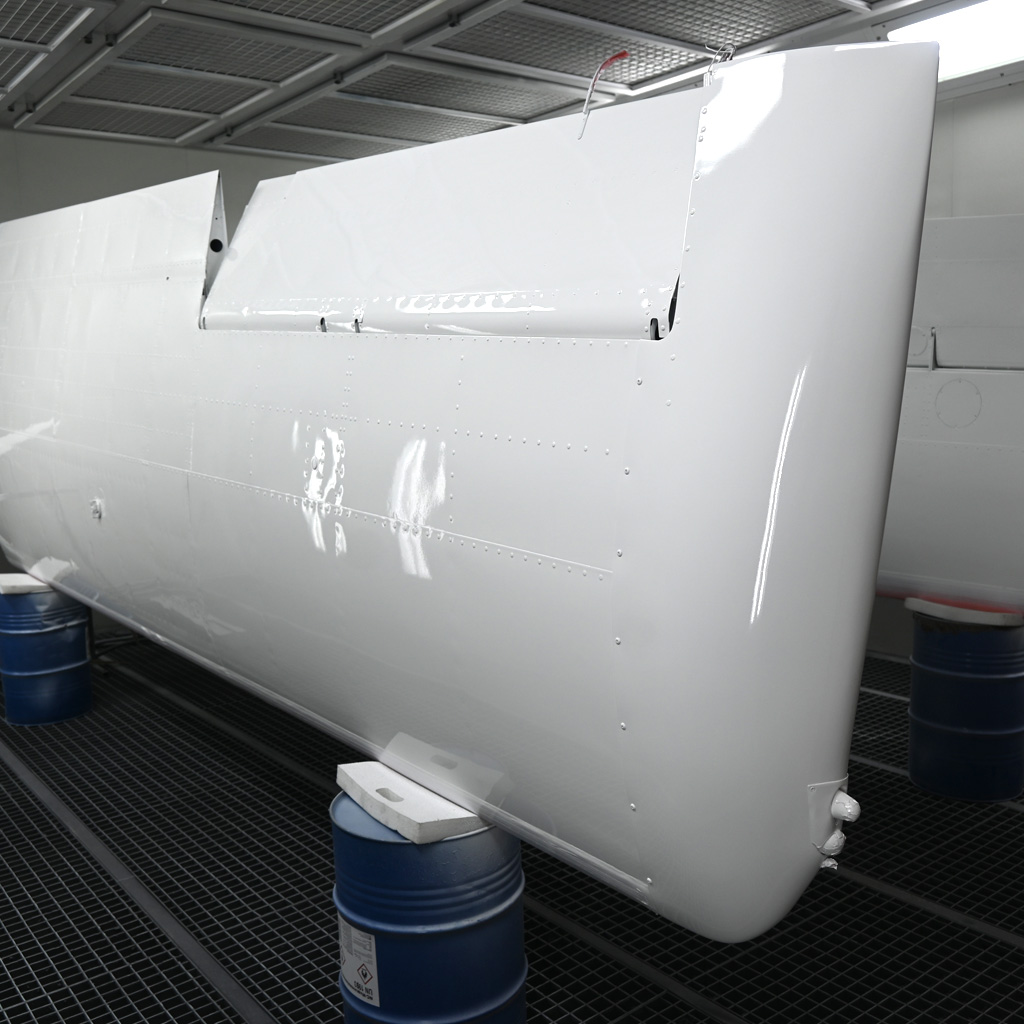 Technisches Bauteil im Lackierstand für Sonderprojekt in Kranzberg bei Freising